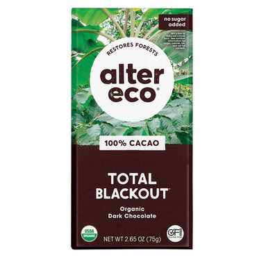 Alter Eco Total Blackout Dark Chocolate 75g